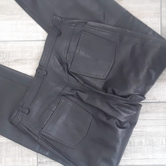 Leather Pants..IRIS SINGER..SIZE 8 - Picture 4 of 8